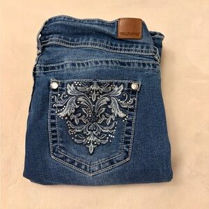 Wallflower Women's Denim Jeans with Embroidery